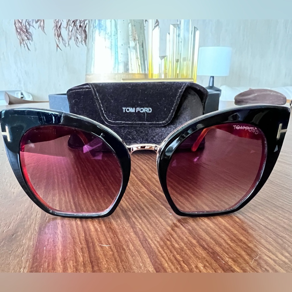 Tom Ford sunglasses 🕶️ with case.  See pictures. Used.  Good condition.